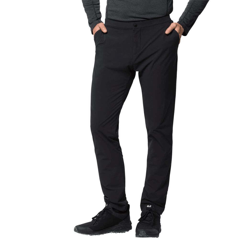 Jack Wolfskin JWP Pantalons Homme Noir - JPNICMU-79